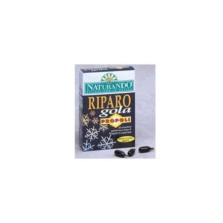 Naturando Riparo Gola Propolis 20 Drinkable Ampoules