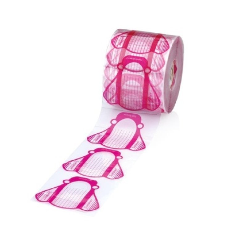 Xanitaliapro Nail Form Templates Butterfly Template White 500 Pieces