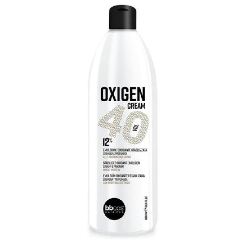 Bbcos Oxigen Cream 40 Volume 12 Stabilized Oxidant Emulsion 1000ml