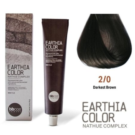 Bbcos Earthia Color Nathue Complex 20 Darkest Brown 100ml