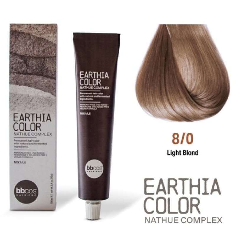 Bbcos Earthia Color Nathue Complex 80 Light Blond 100ml