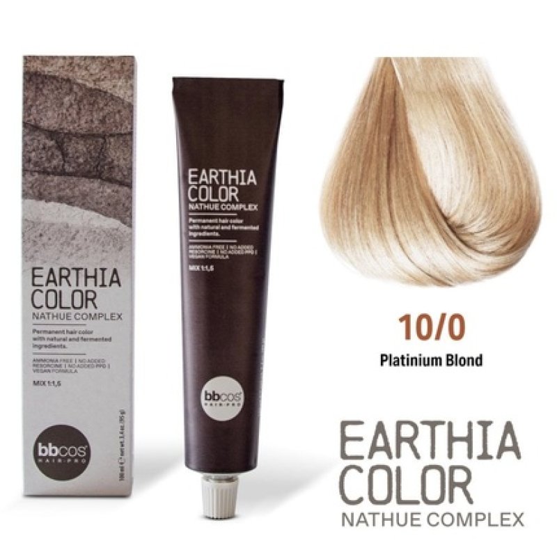Bbcos Earthia Color Nathue Complex 100 Platinum Blond 100ml