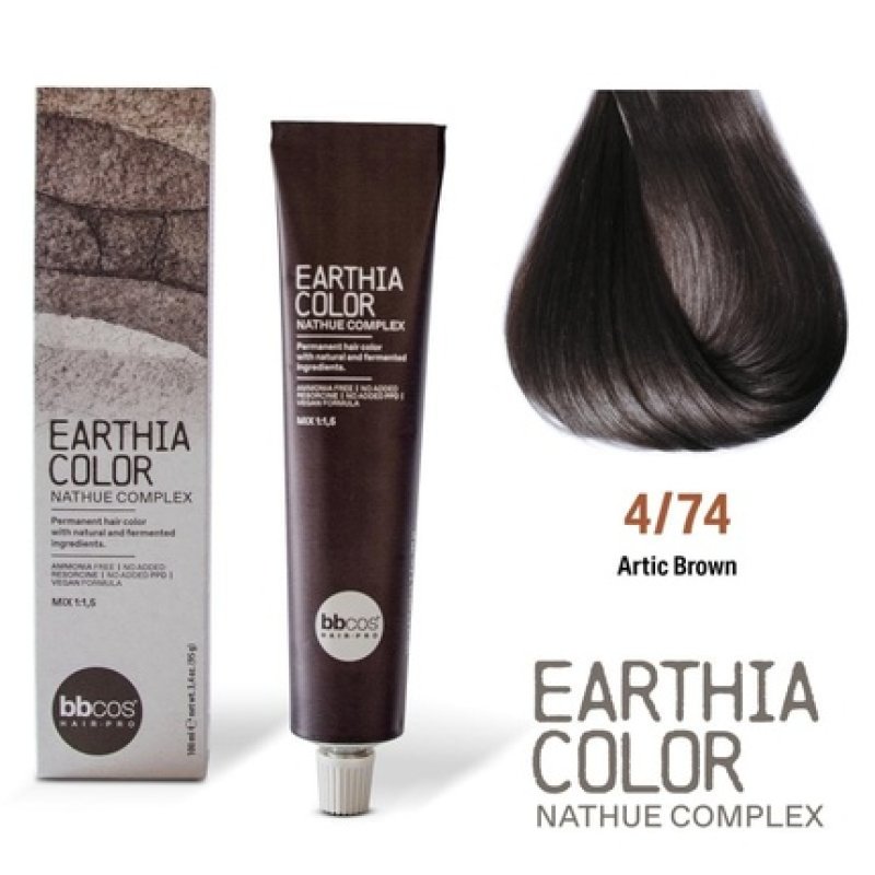 Bbcos Earthia Color Nathue Complex 474 Arctic Brown 100ml