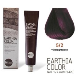 Bbcos Earthia Color Nathue Complex 52 Violet Light Brown 100ml