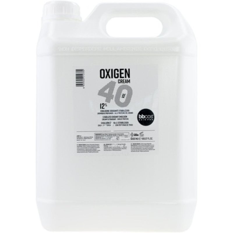Bbcos Oxigen Cream 12 40 Vol 5000ml Hair Color Developer