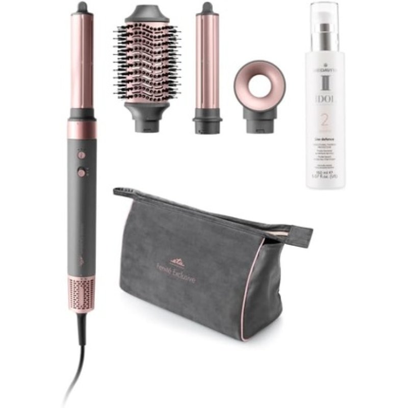 Eta Styler Fenité Exclusive Liss Defense 0323 90000 Kit d'accessoires de coiffure À chaleur Gris 1400 W 2 m