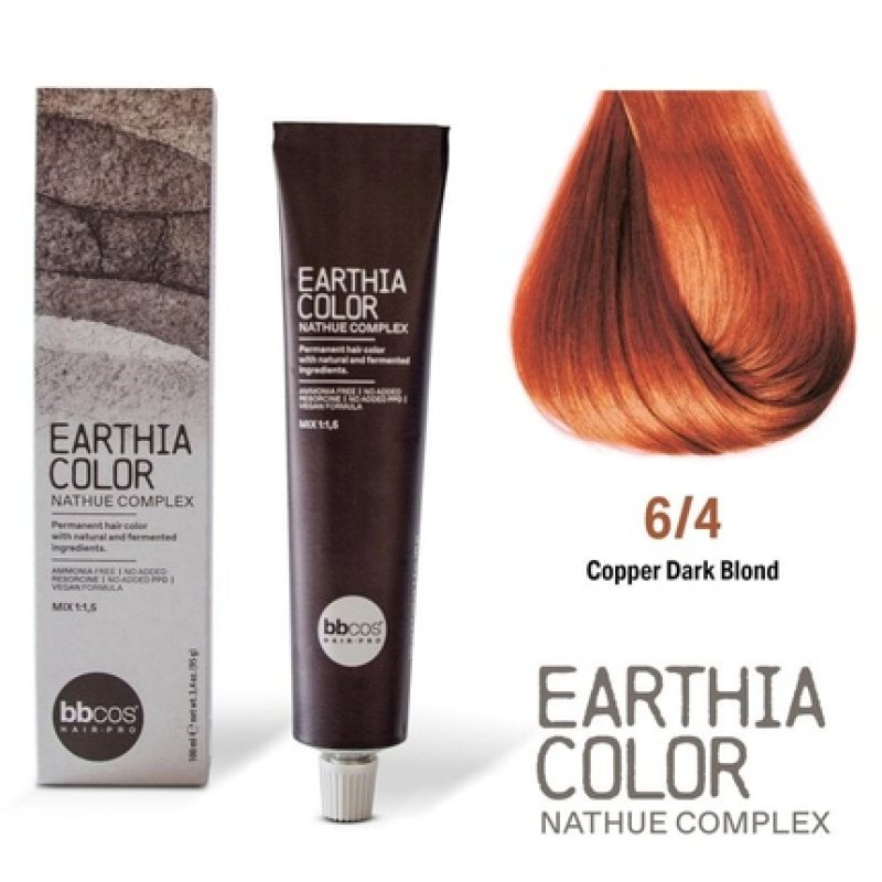 Bbcos Earthia Color Nathue Complex 64 Copper Dark Blond 100ml
