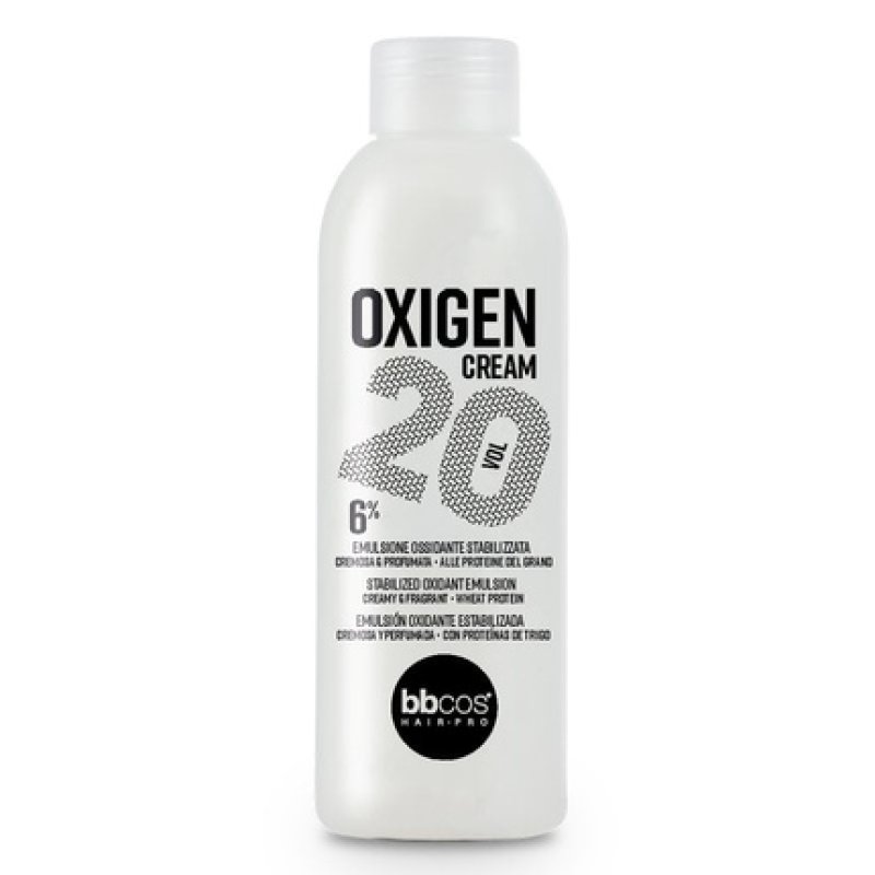 Bbcos Oxigen Cream 20 Volume 6 Emulsion 150ml Perfect For Hair Coloring