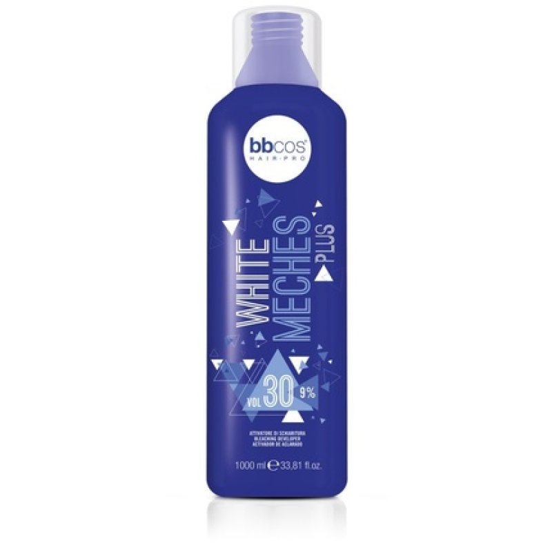 Bbcos White Meches Plus Developer 9 30 Volumes 1000 Milliliters