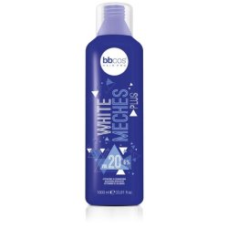Bbcos White Meches Plus Developer 6 20 Volumes 1000 Milliliters