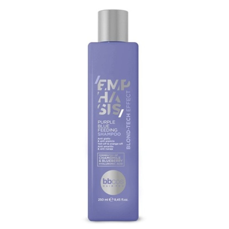 Bbcos Emphasis Blondtech Purple Blue Feeding Shampoo 250ml