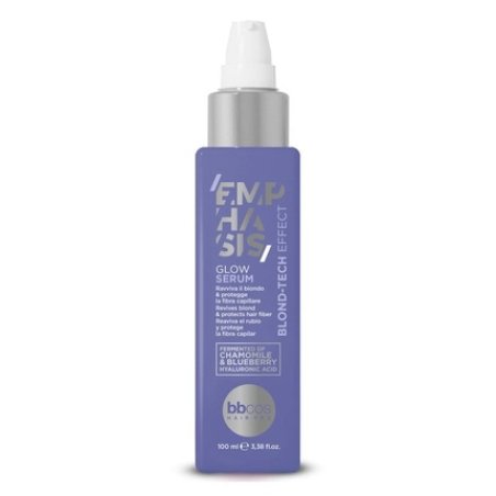 Bbcos Emphasis Blondtech Purple Blue Glow Serum 100ml Hair Treatment