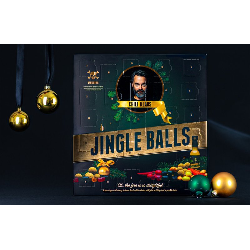 Chili Klaus - Jingle Balls Black & Gold Christmas Calendar 2025