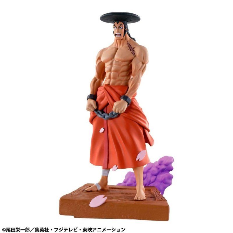 ONE PIECE - Logbox Re Birth Wano Kuni - Set 4 Statuettes Petitrama 9cm