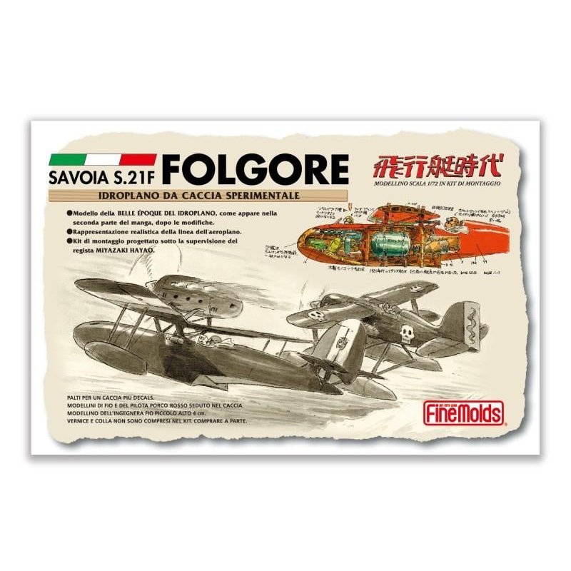 PORCO ROSSO - Savoia S.21 Prototype Fio - Model Kit à peindre 1/72