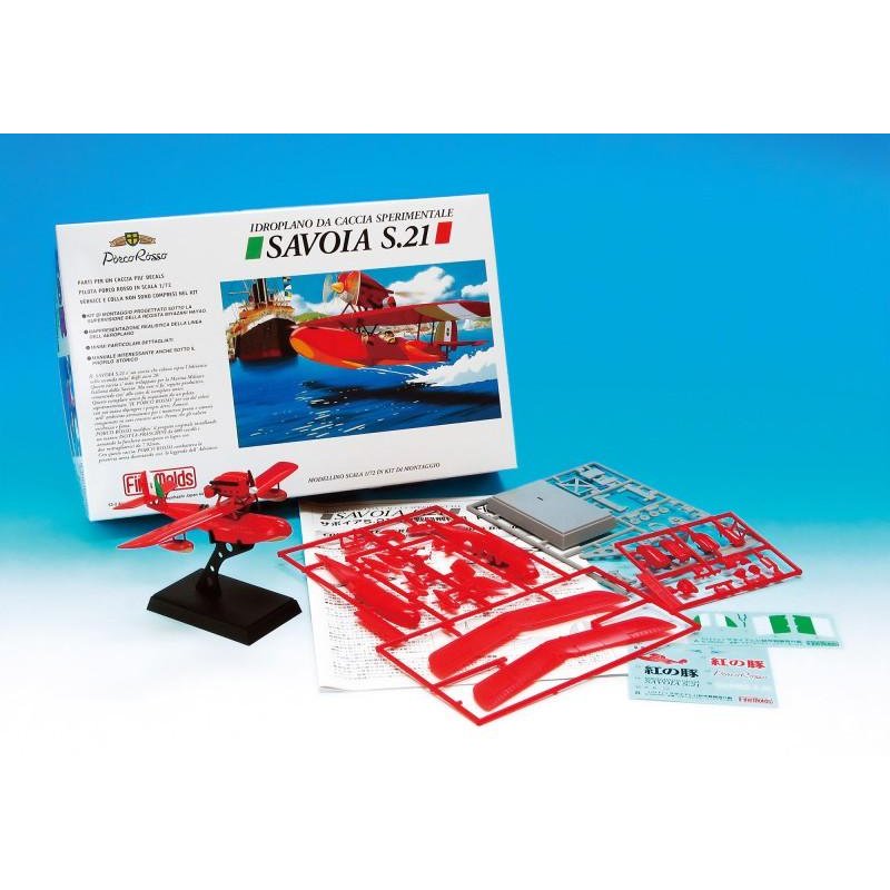 PORCO ROSSO - Savoia S.21 Prototype - Model Kit à peindre 1/72