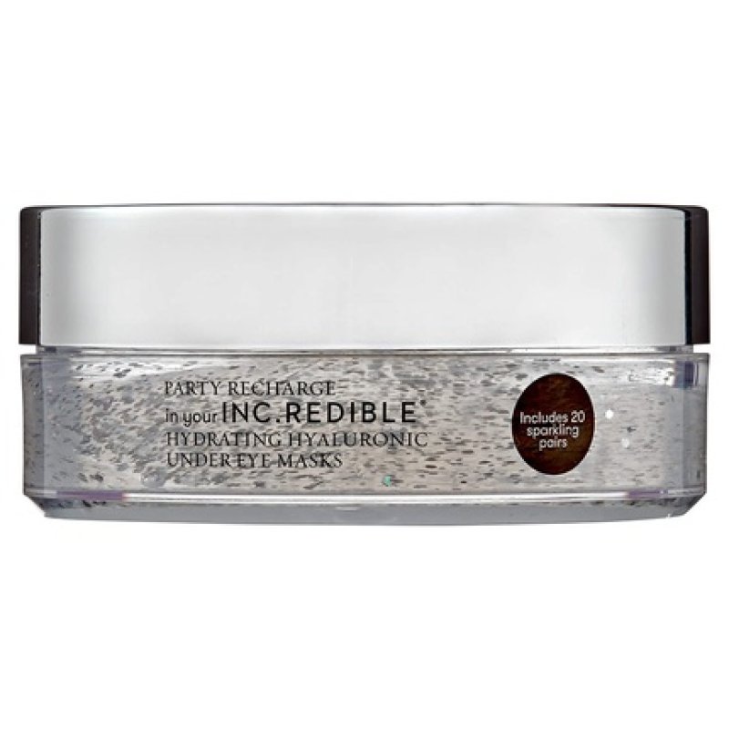INC.redible Party Recharge Sparkling Under Eye Masks 20 Pairs Clear