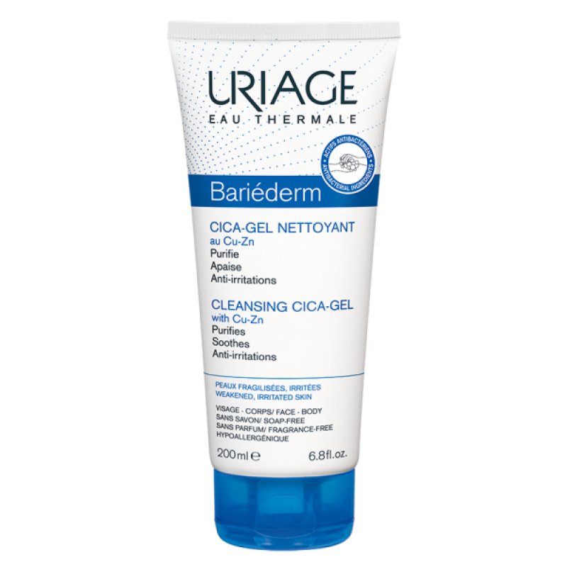 Uriage Bariéderm Cica-gel nettoyant 200 ml
