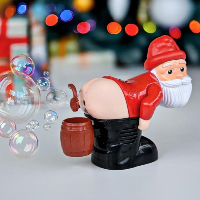 Santa Bubble blower