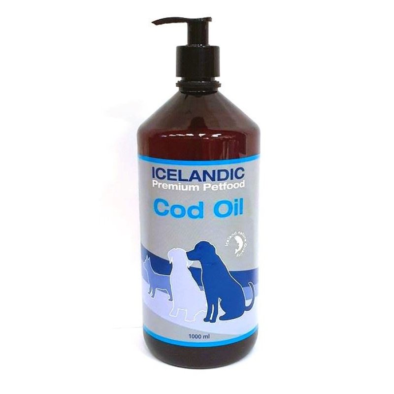 IcelandPet - Cod oil - 1.000 ml - (i026)
