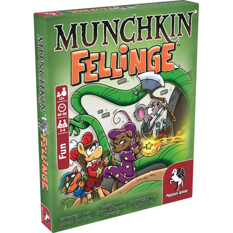 Pegasus Spiele Munchkin Fellinge Board game Travel/adventure