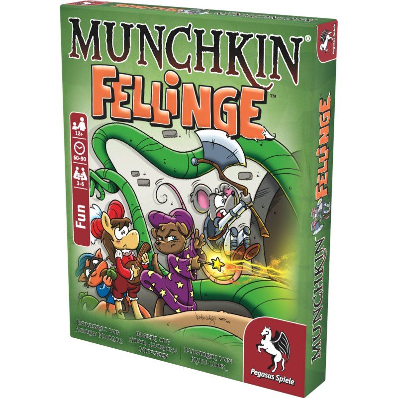 Pegasus Spiele Munchkin Fellinge Jeu de société Voyage/aventure
