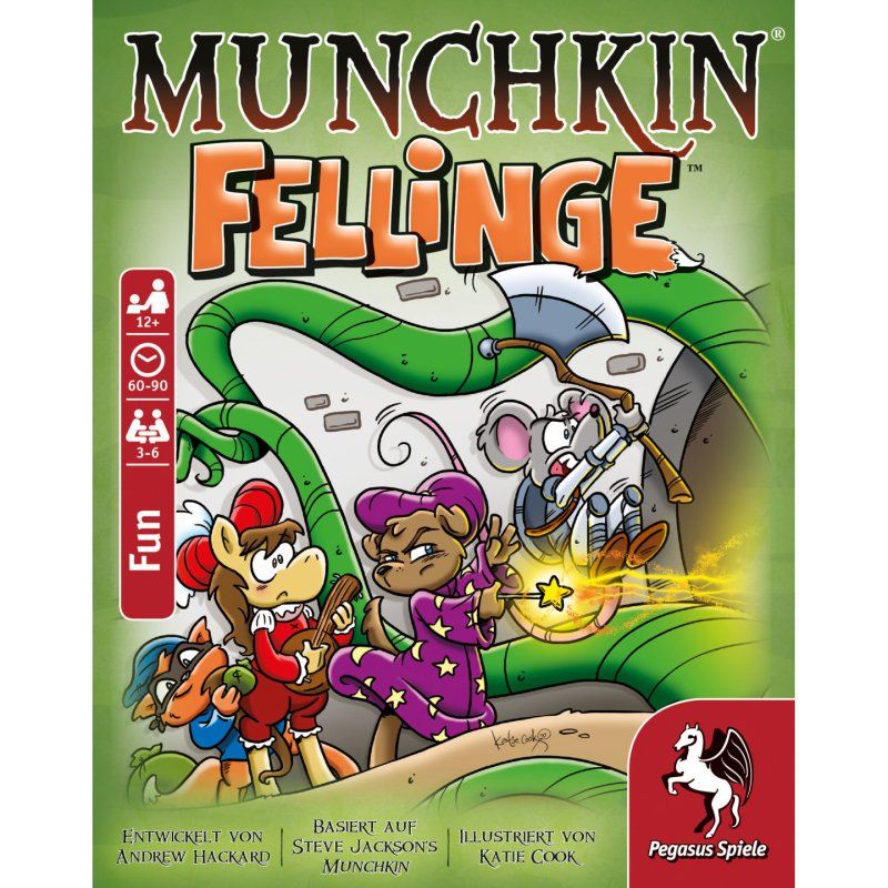 Pegasus Spiele Munchkin Fellinge Board game Travel/adventure