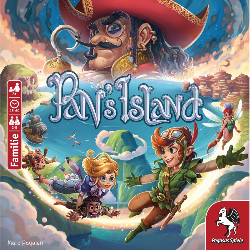 Pegasus Spiele Pan's Island 60 min Jeu de société Multi-genres