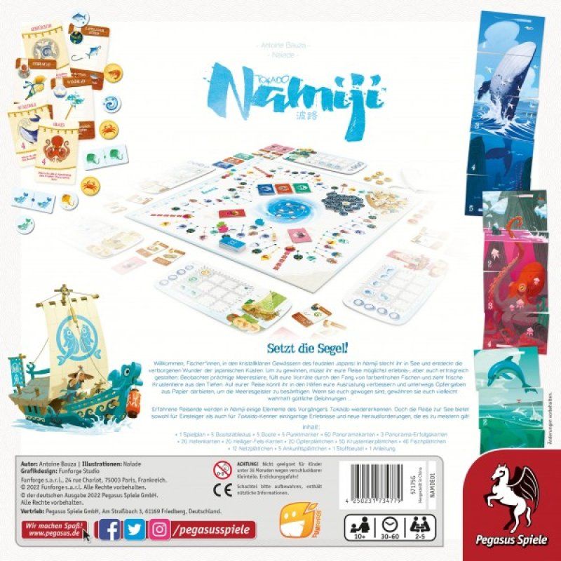 Pegasus Spiele Namiji 60 min Board game Family