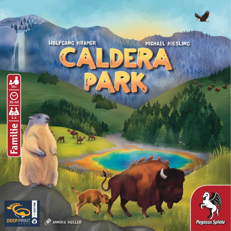 Pegasus Spiele Caldera Park Board game Travel/adventure