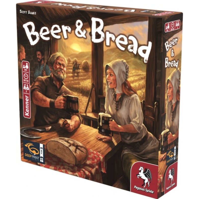 Pegasus Spiele Beer & Bread 45 min Board game