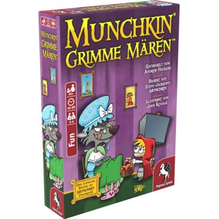 Pegasus Spiele Munchkin Grimme Mären Board game Role-playing