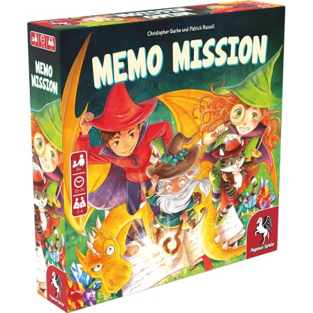 Pegasus Spiele Memo Mission 30 min Card Game Multi-genre