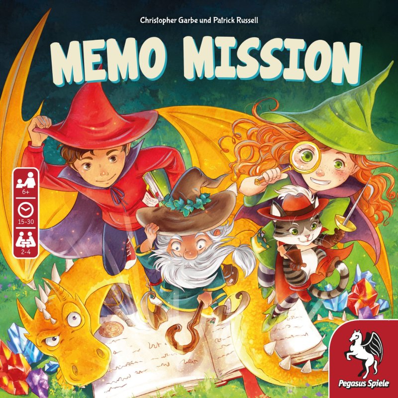 Pegasus Spiele Memo Mission 30 min Card Game Multi-genre