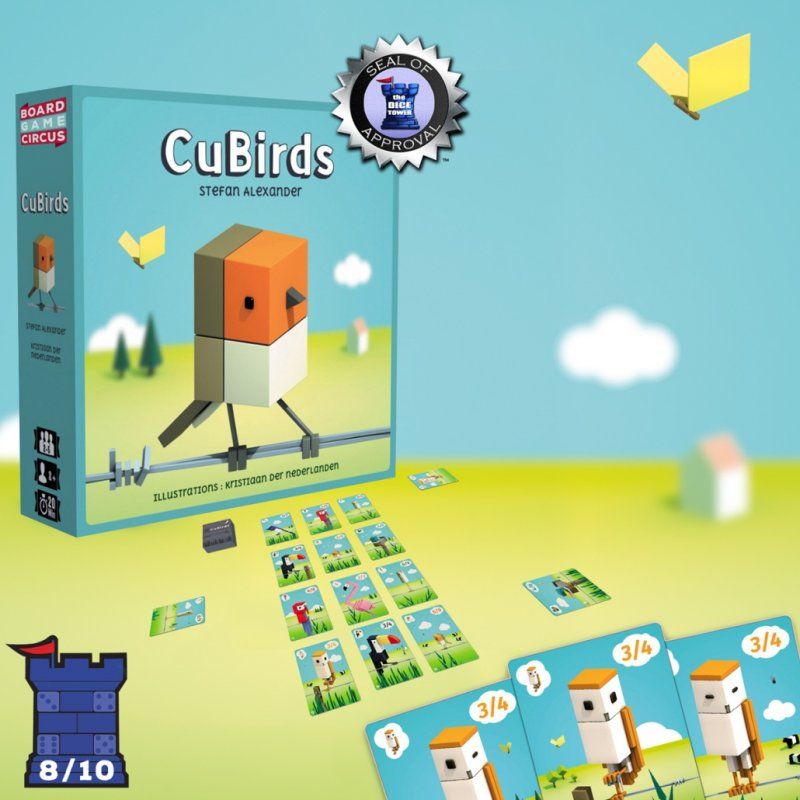 Board Game Circus CuBirds 20 min Card Game