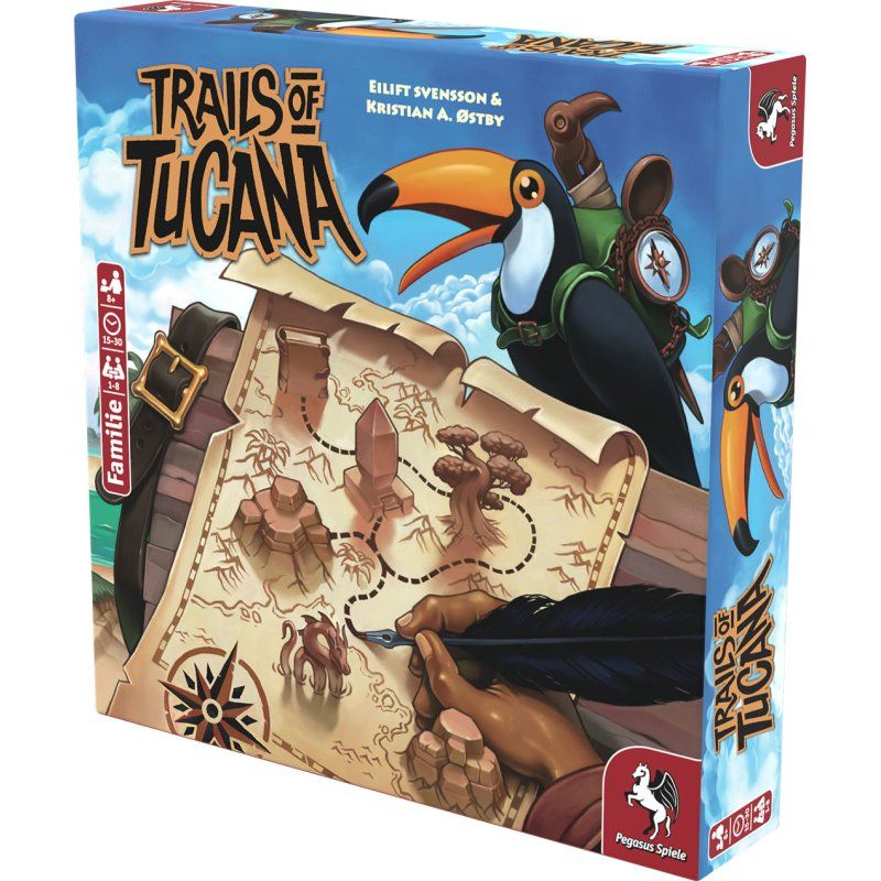 Pegasus Spiele 53150G jeu de société Trails of Tucana 30 min Jeu de cartes Voyage/aventure