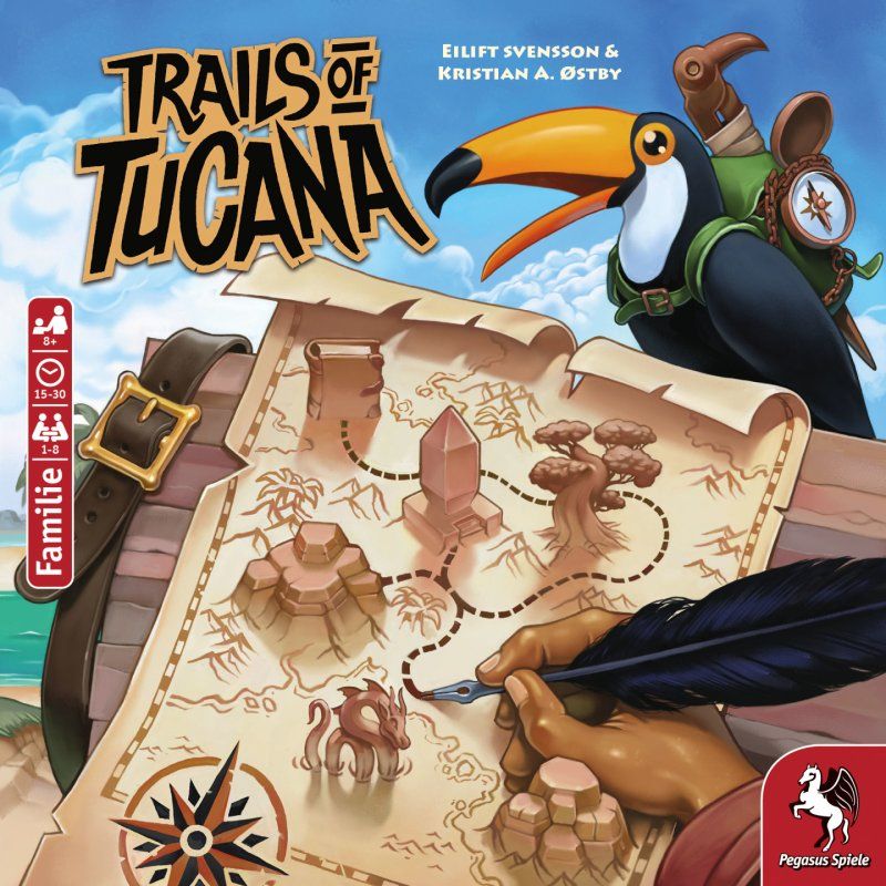 Pegasus Spiele 53150G board/card game Trails of Tucana 30 min Travel/adventure