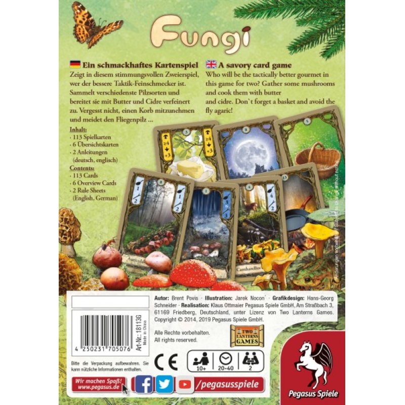 Pegasus Spiele Fungi Card Game Simulation
