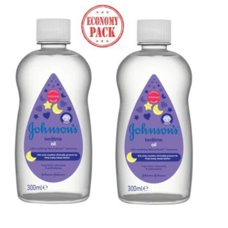 Johnson Baby Oil Bedtime Lavender Relaxing Sensitive Skin Moisturizer 300ml
