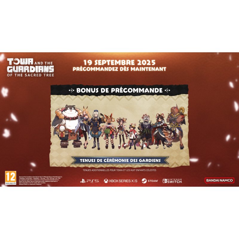BANDAI NAMCO Entertainment Towa and the Guardians of the Sacred Tree Standard Français Nintendo Switch