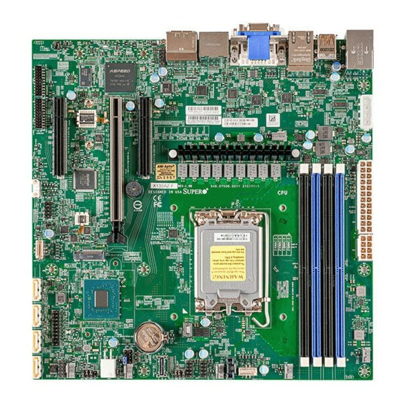 Supermicro Micro-ATX X13SAZ-F 14th/13th/12th Gen LGA 1700