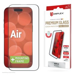 Displex Premium Screen Protector (Full Cover, 10H) for Apple iPhone Air, Eco Mounting Frame, Full Cover