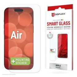 Displex Smart Glass (9H) for Apple iPhone Air, Mounting Sticker, unbreakable