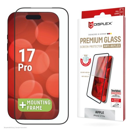 DISPLEX Premium Glas (Full Cover) für Apple iPhone 17 Pro