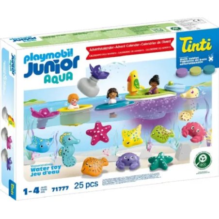 Playmobil - JUNIOR & Tinti: Colourful Bath Time Christmas Countdown (71777)