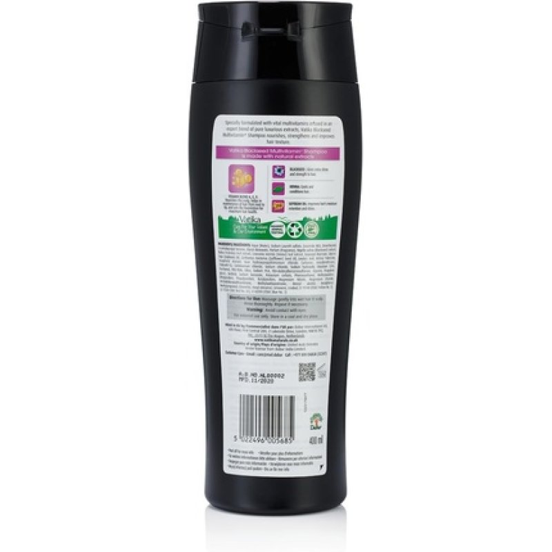 Vatika Naturals Multivitamin Blackseed Shampoo 400ml - For Shine and Complete Care