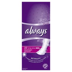 Always Pantiliners Sanitary Towels Large Size 22 Pack