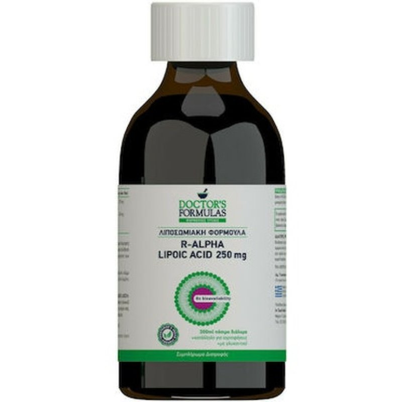 Doctor's Formulas R Alpha Lipoic Acid 250mg - 300ml For Strong Antioxidant Protection