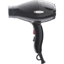 GAMMAPIU Professional Hair Dryer Ion Ceramic with Ion Generator 3 Speeds Silver Coated Grill 2000-2300W Italian Plug
