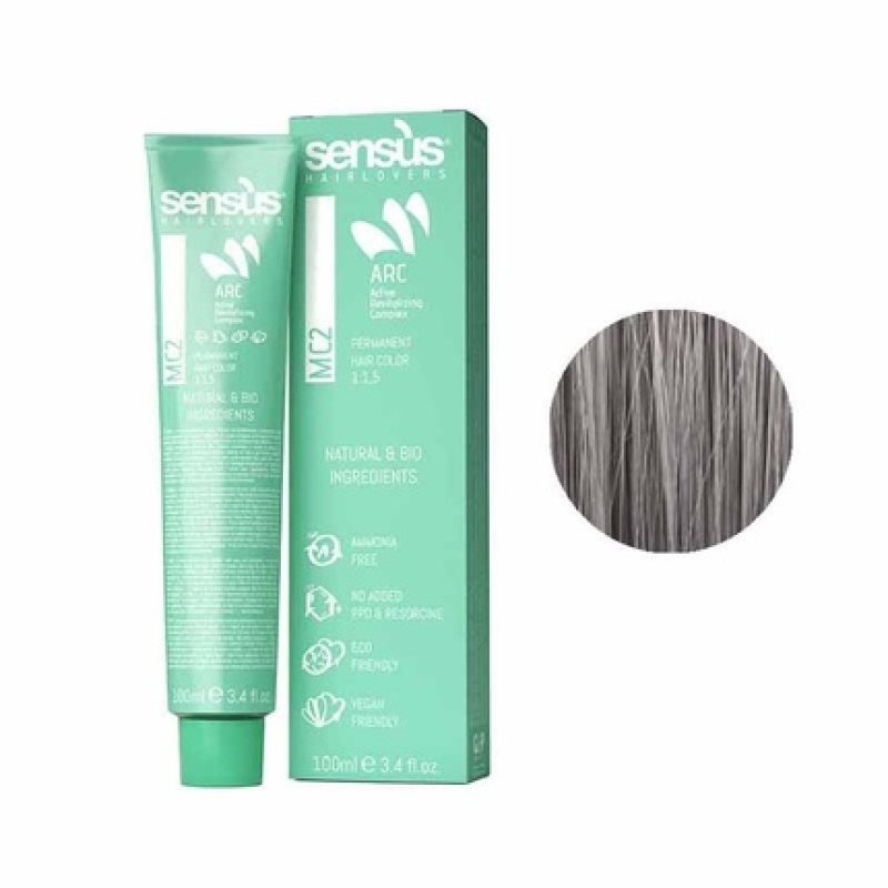 Sensus Mc2 Permanent Hair Color 8.1 Intense Light Ash Blonde